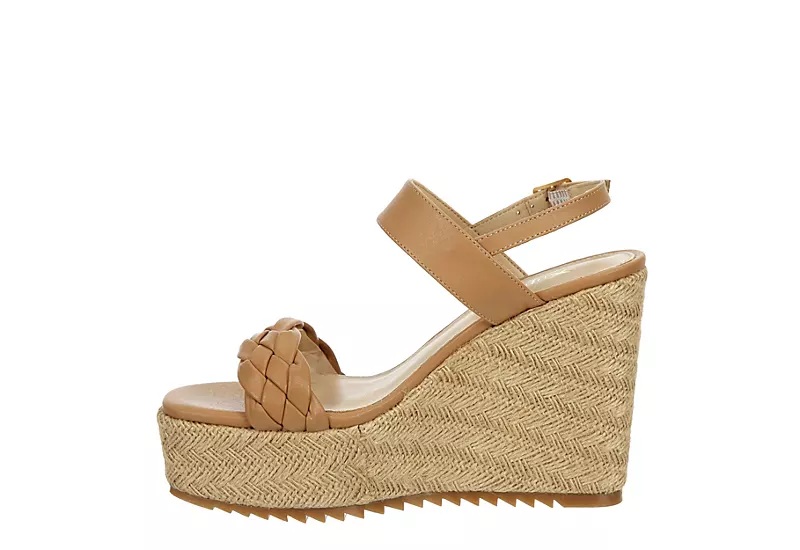 Xappeal Womens Vera Wedge Sandal - Camel - Image 4