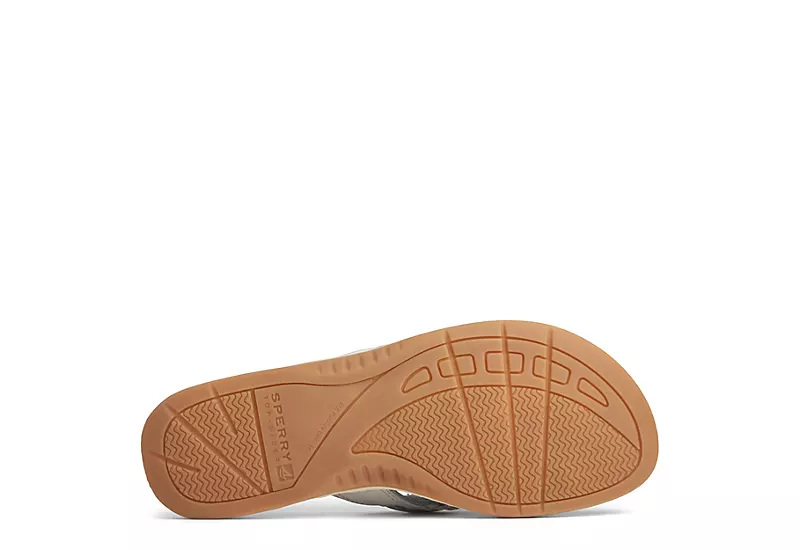 Sperry Womens Parotfish Flip Flop Sandal - Grey - Image 6