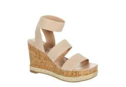 Madden Girl Womens Marandaa Wedge Sandal - Nude