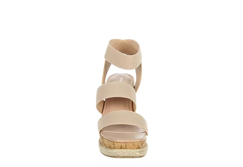 Madden Girl Womens Marandaa Wedge Sandal - Nude - Image 3