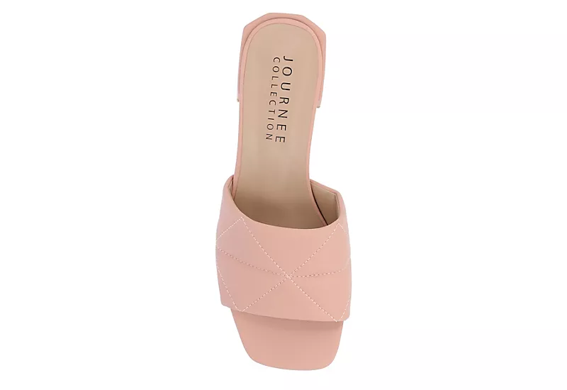 Journee Collection Womens Elidia Slip On Sandal - Blush - Image 6