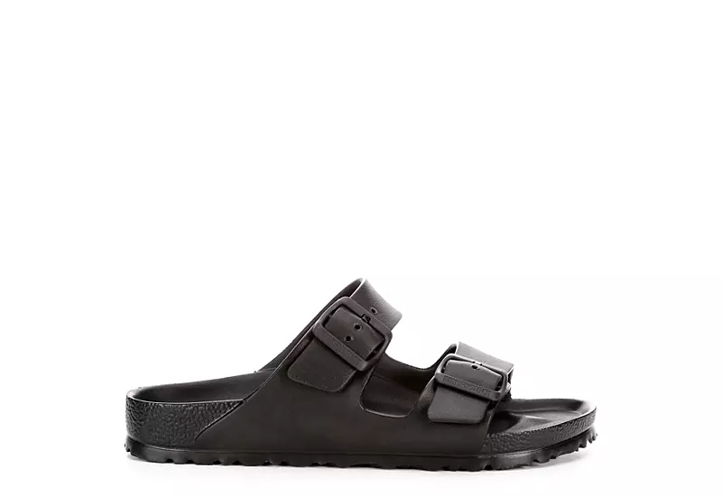 Birkenstock Womens Arizona Essentials Slide Sandal - Black - Image 2
