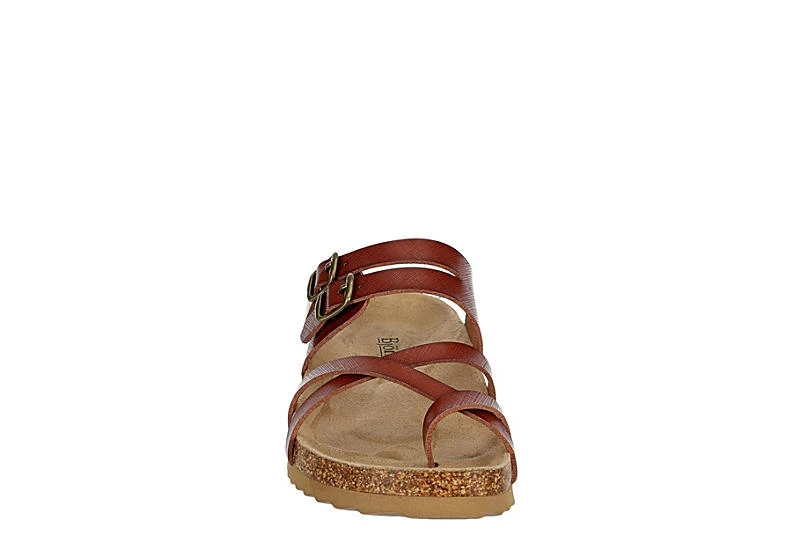 Bjorndal Womens Sami Footbed Sandal - Cognac - Image 3