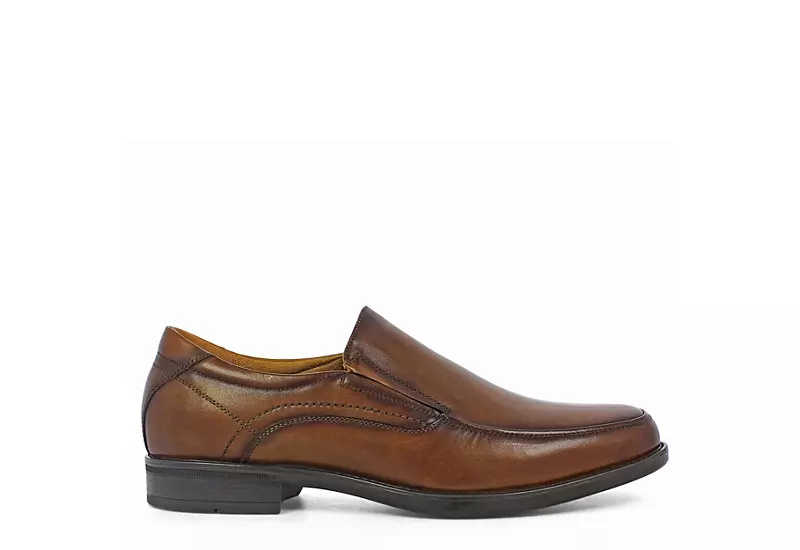 Florsheim Mens Midtown Moc Toe Slip On Oxford - Cognac - Image 2