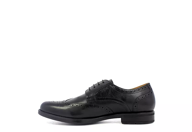 Florsheim Mens Midtown Wingtip Oxford - Black - Image 4