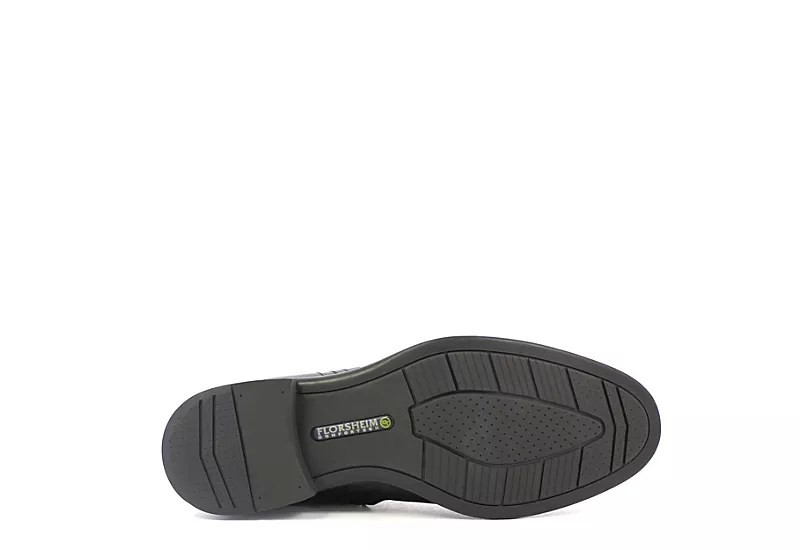 Florsheim Mens Midtown Wingtip Oxford - Black - Image 7