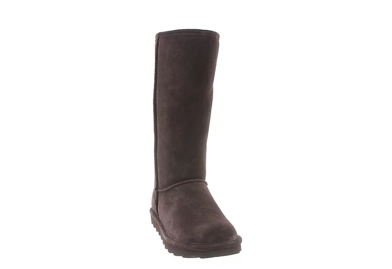Bearpaw Womens Elle Tall Fur Boot - Chocolate - Image 3