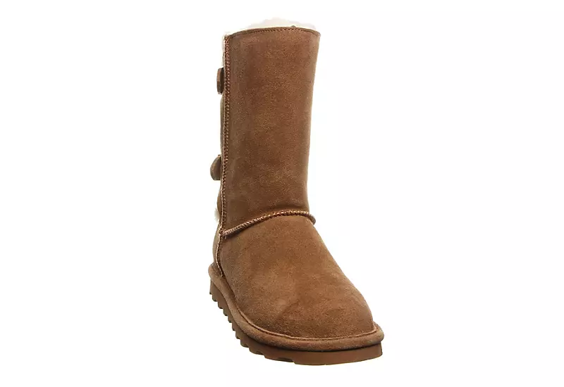 Bearpaw Womens Eloise Fur Boot - Tan - Image 3