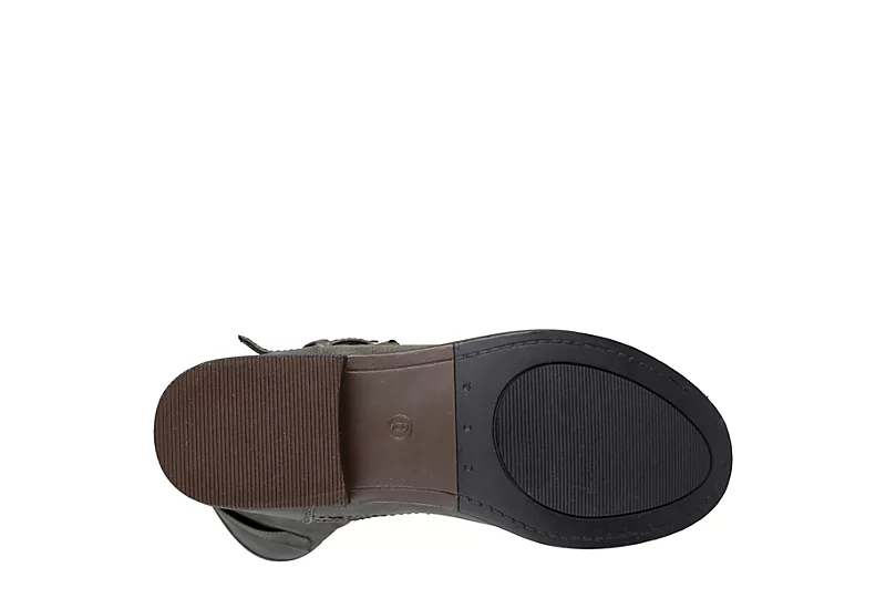 Journee Collection Womens Spokane Extra Wide Calf Tall Boot - Dark Grey - Image 7