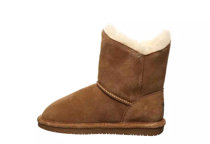 Bearpaw Womens Rosaline Fur Boot - Tan - Image 3