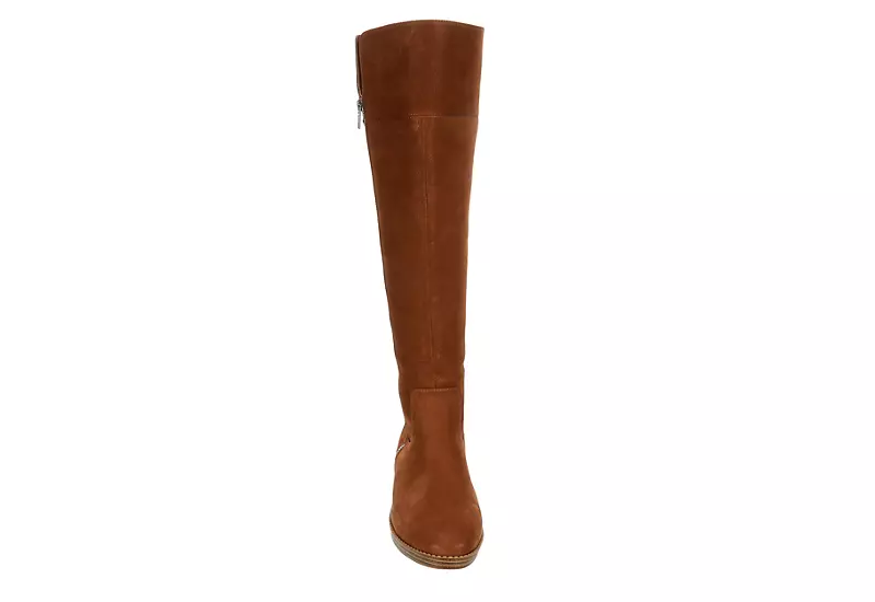Eva & Zoe Womens Bria Wide Calf Tall Boot - Cognac - Image 3