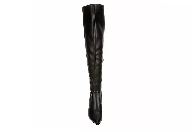 Xappeal Womens Miranda Wide Calf Over The Knee Boot - Black - Image 3