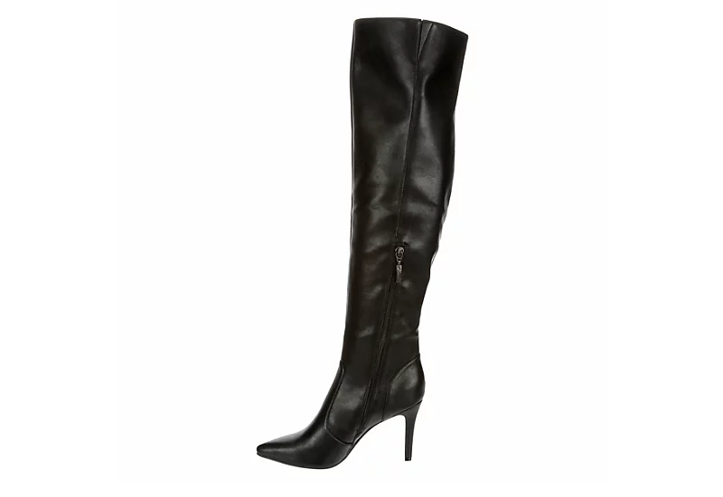 Xappeal Womens Miranda Wide Calf Over The Knee Boot - Black - Image 4