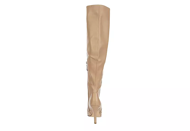 Xappeal Womens Miranda Wide Calf Over The Knee Boot - Latte - Image 5