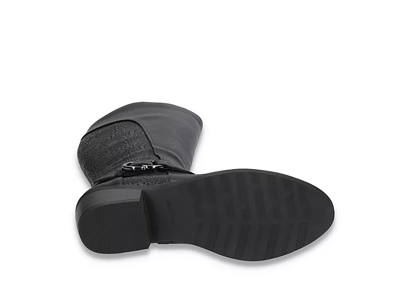 Easy Street Womens Luella Casual Tall Boot - Black - Image 7