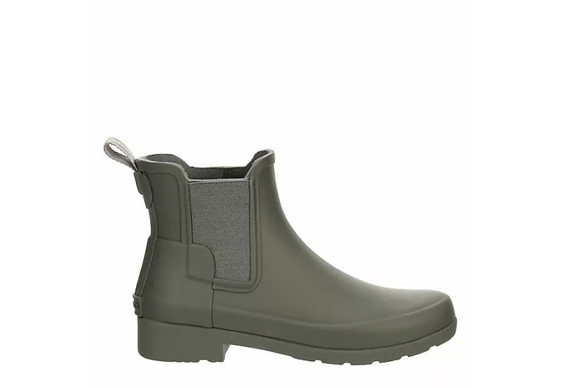 Hunter Boots Llc Womens Original Refined Chelsea Rain Boot - Grey - Image 2