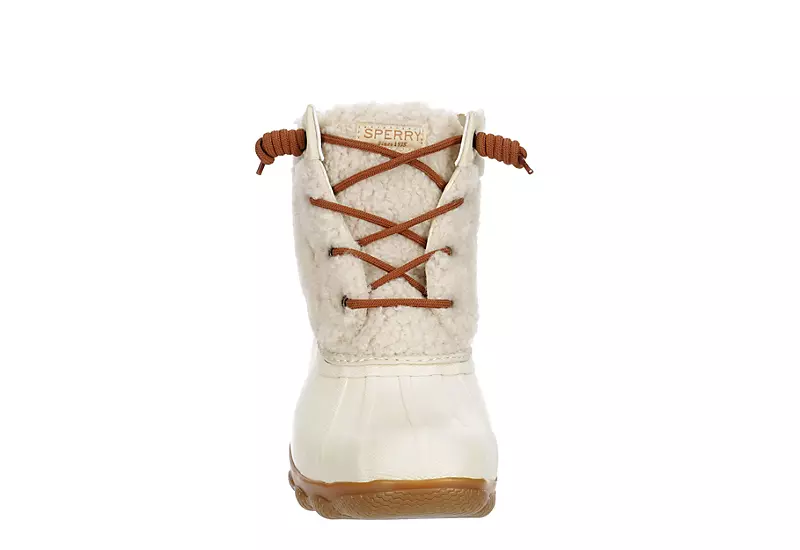Sperry Womens Syren Gulf Sherpa Duck Boot - Ivory - Image 3