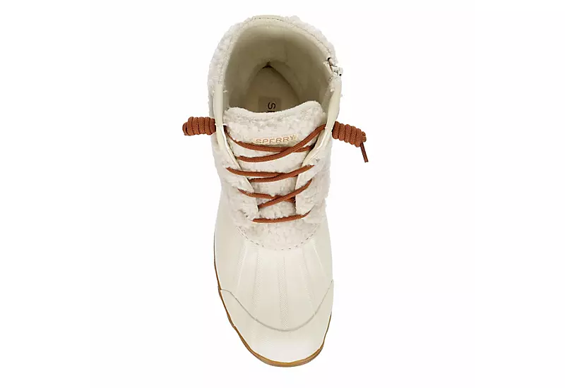 Sperry Womens Syren Gulf Sherpa Duck Boot - Ivory - Image 6