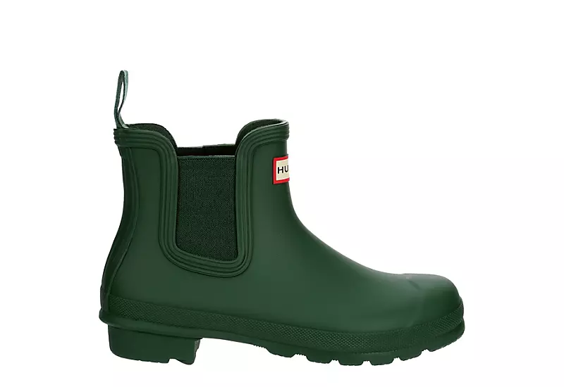 Hunter Boots Llc Womens Original Chelsea Rain Boot - Dark Green - Image 2