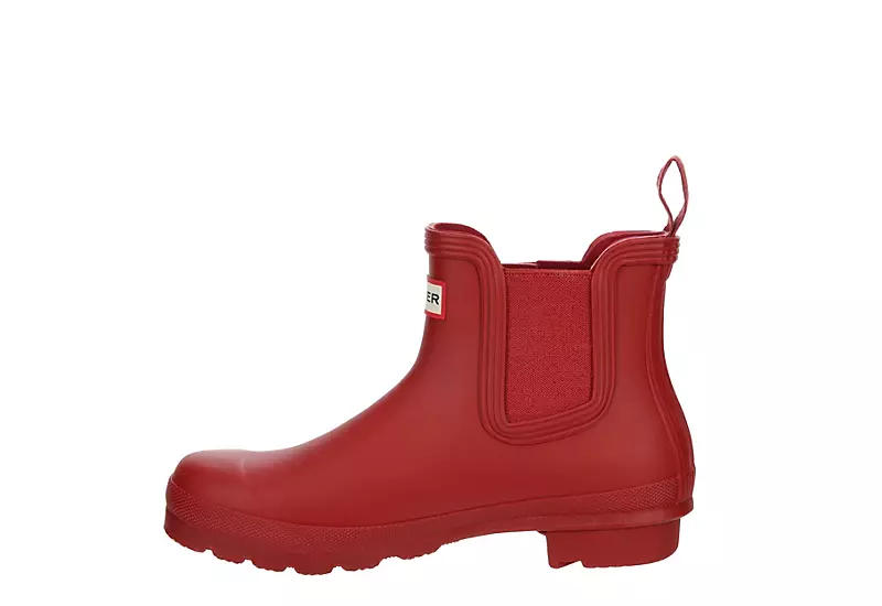 Hunter Boots Llc Womens Original Chelsea Rain Boot - Red - Image 4