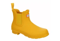 Hunter Boots Llc Womens Original Chelsea Rain Boot - Yellow