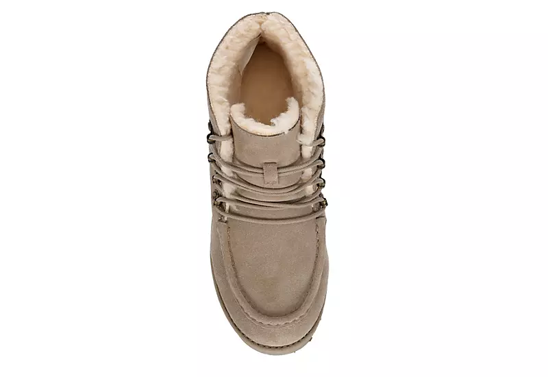 Bearpaw Womens Malinda Lace-up Boot - Stone - Image 6