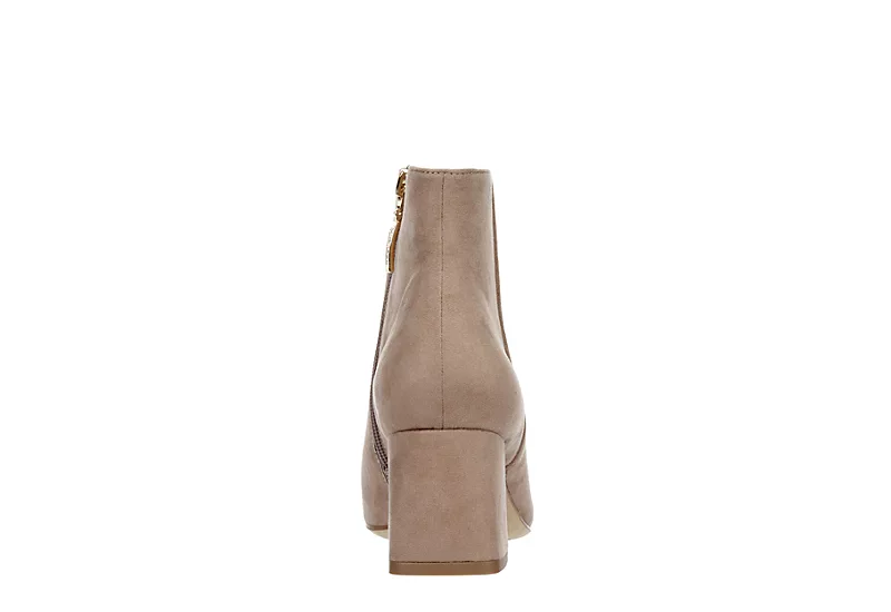 Michael By Michael Shannon Womens Hope Dress Bootie - Taupe - Image 5