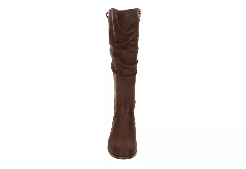 Xappeal Womens Cheyenne Wide Calf Tall Boot - Brown - Image 3