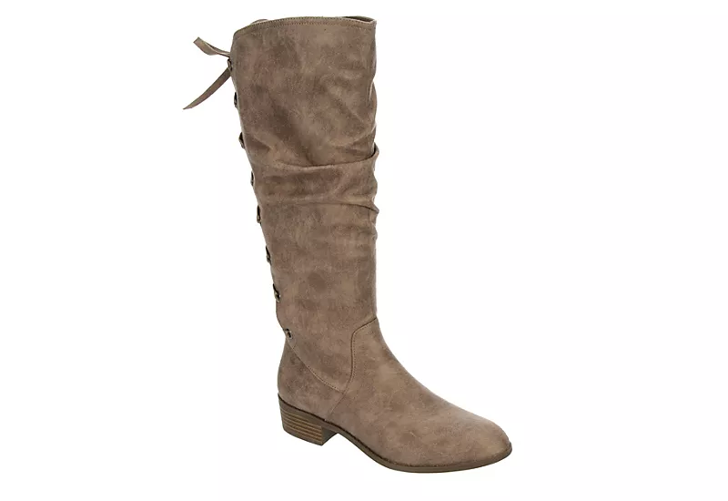 Xappeal Womens Cheyenne Tall Boot - Taupe