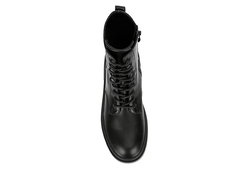 Limelight Womens Erin Combat Boot - Black - Image 6