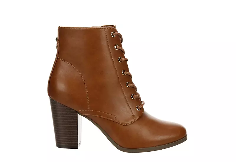 Xappeal Womens Karen Lace-up Boot - Cognac - Image 2