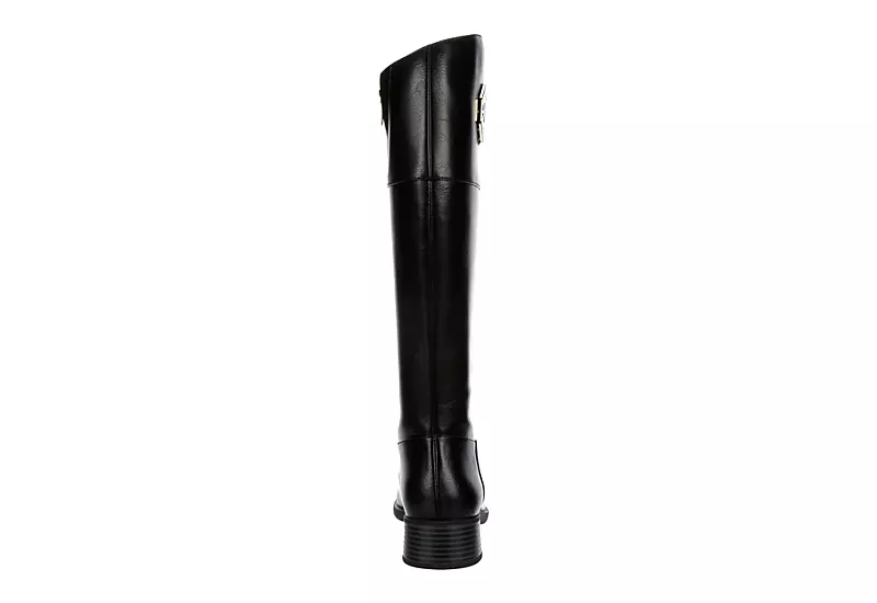 Michael By Michael Shannon Womens Brielle Tall Riding Boot - Black - Image 5