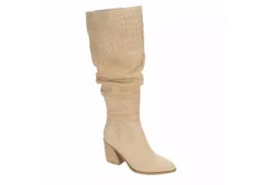 Michael By Michael Shannon Womens Millie Wide Calf Tall Boot - Tan