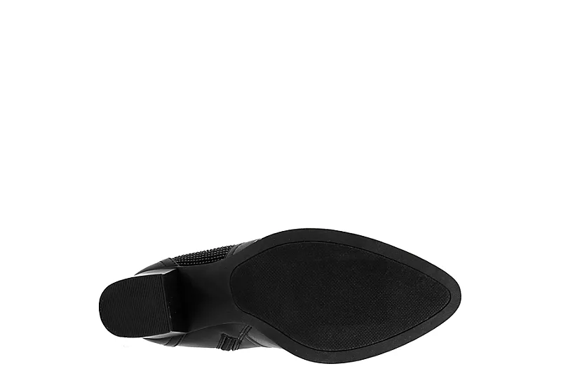 Juicy Couture Womens Tamra Western Boot - Black - Image 7