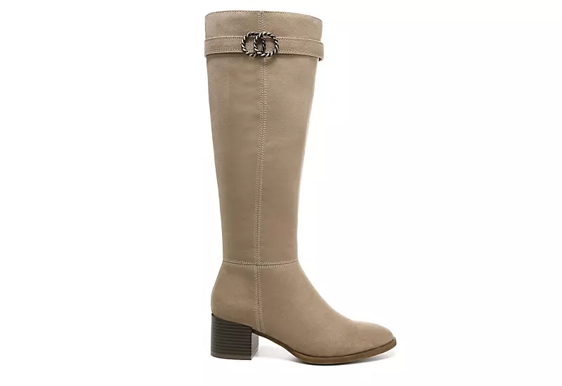 Lifestride Womens Daring Wide Calf Tall Boot - Med Natural - Image 2