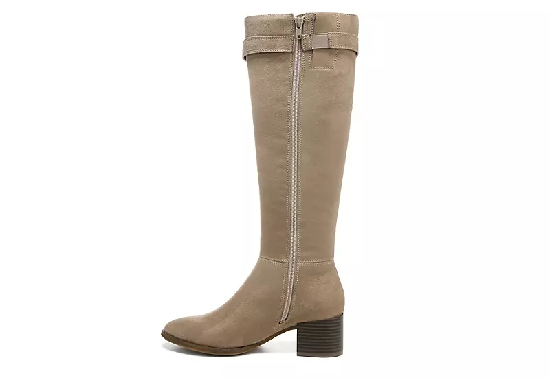 Lifestride Womens Daring Wide Calf Tall Boot - Med Natural - Image 4