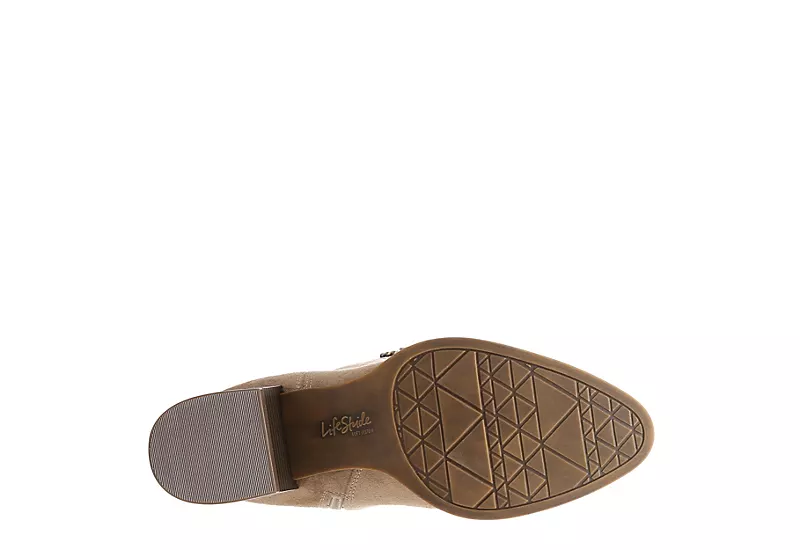 Lifestride Womens Daring Wide Calf Tall Boot - Med Natural - Image 7