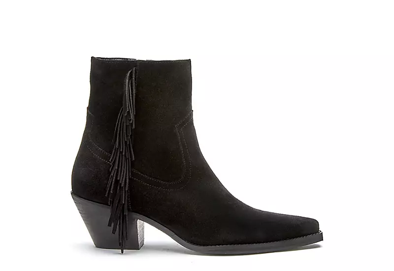 Coconuts Womens Jane Western Ankle Boot - Black - Image 2