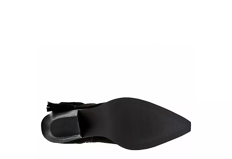 Coconuts Womens Jane Western Ankle Boot - Black - Image 7