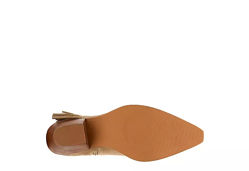 Coconuts Womens Jane Western Ankle Boot - Natural - Image 7