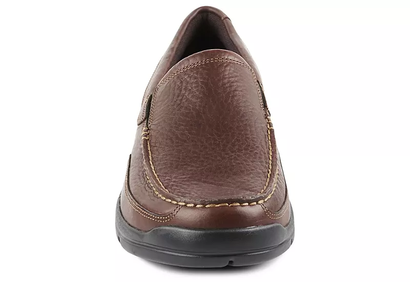 Rockport Mens Junction Point Slip On Oxford - Brown - Image 5