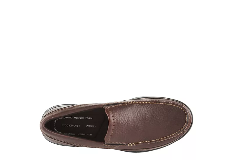 Rockport Mens Junction Point Slip On Oxford - Brown - Image 6