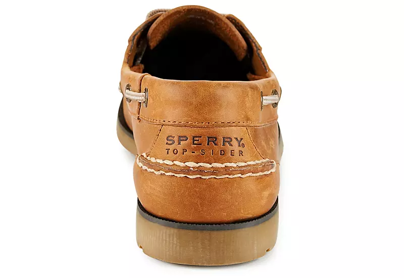 Sperry Mens Leeward Boat Shoe - Tan - Image 3