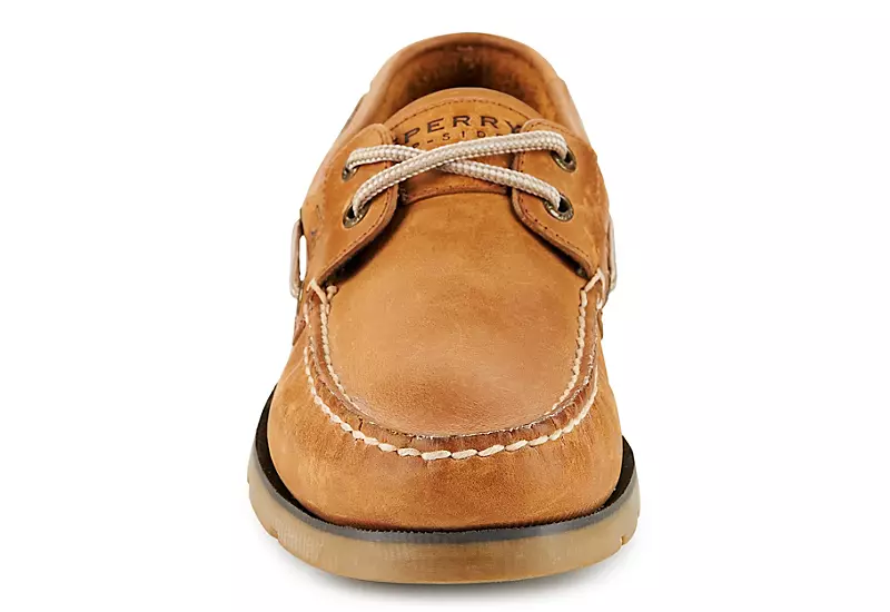 Sperry Mens Leeward Boat Shoe - Tan - Image 5