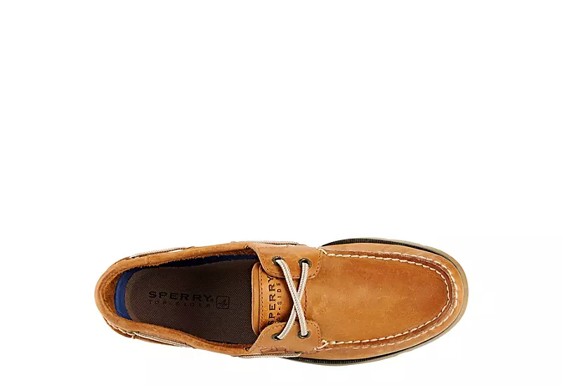 Sperry Mens Leeward Boat Shoe - Tan - Image 6