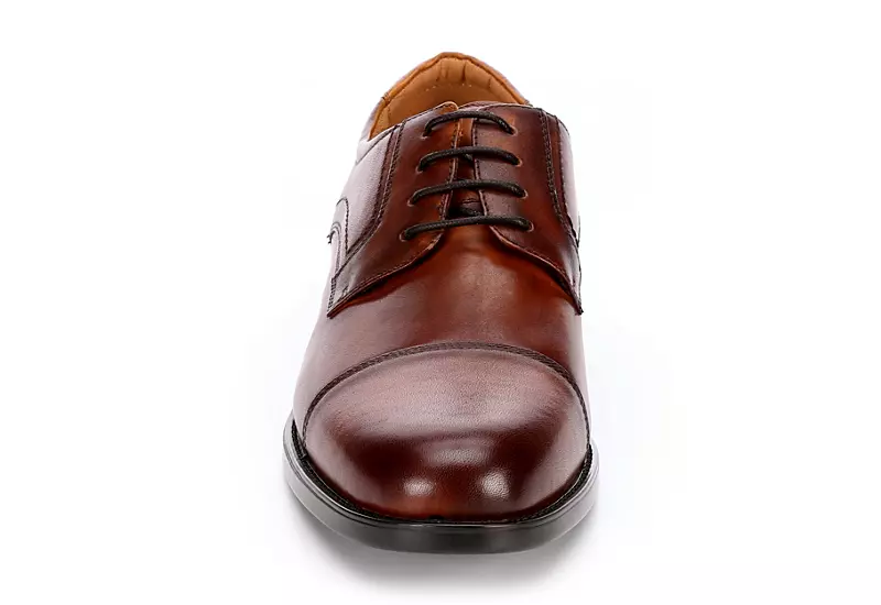 Florsheim Mens Midtown Cap Toe Oxford - Cognac - Image 3