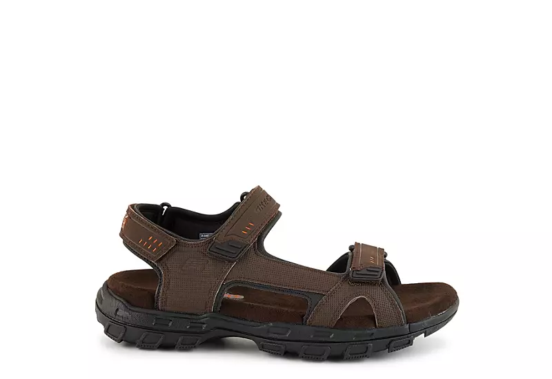Skechers Mens Louden Outdoor Sandal - Brown - Image 2