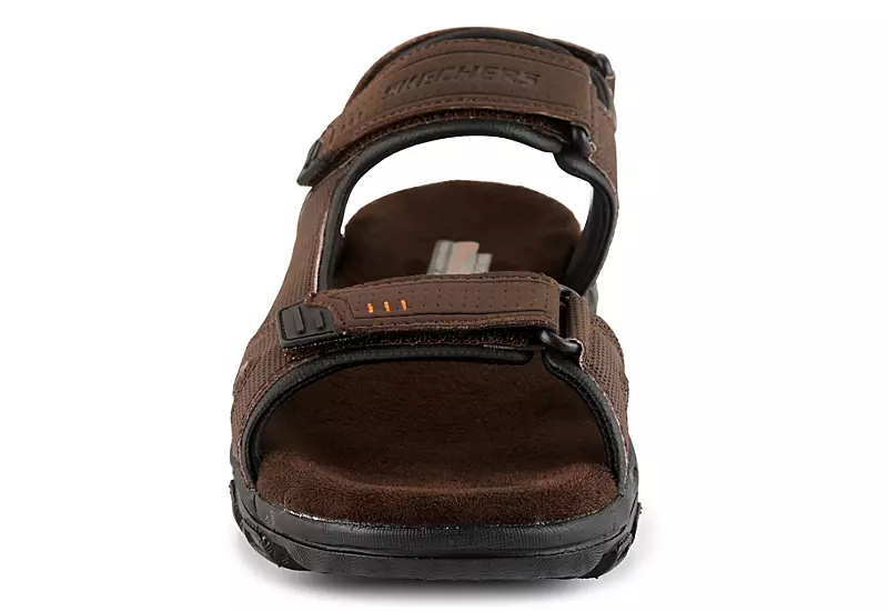 Skechers Mens Louden Outdoor Sandal - Brown - Image 5