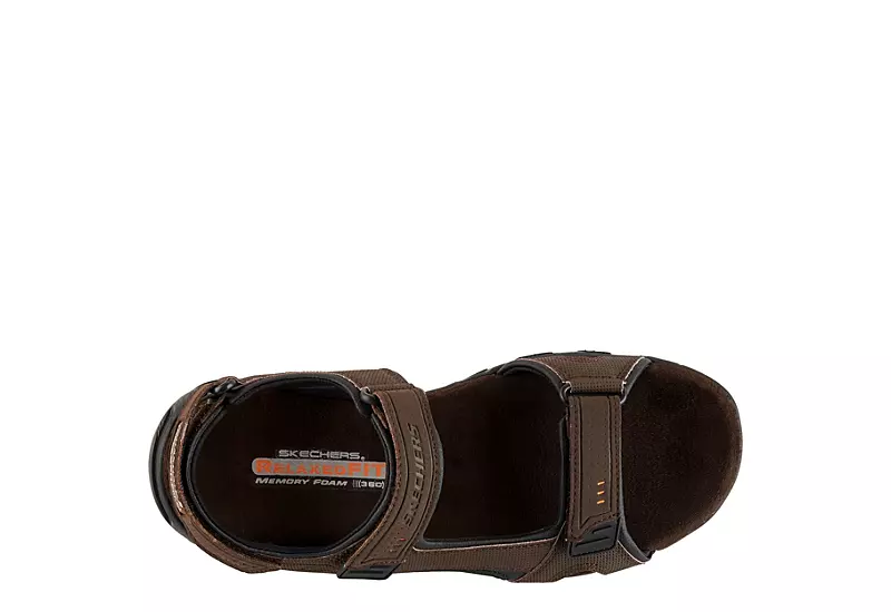 Skechers Mens Louden Outdoor Sandal - Brown - Image 6