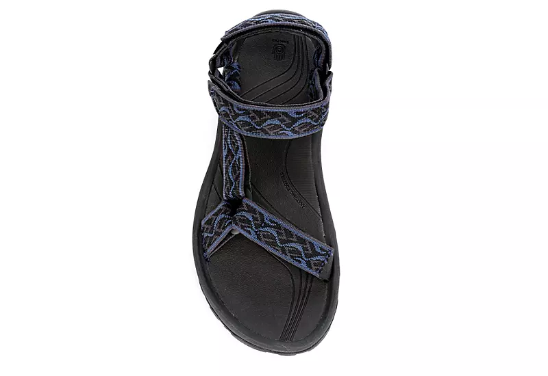 Teva Mens Hurricane 4 Outdoor Sandal - Blue - Image 6